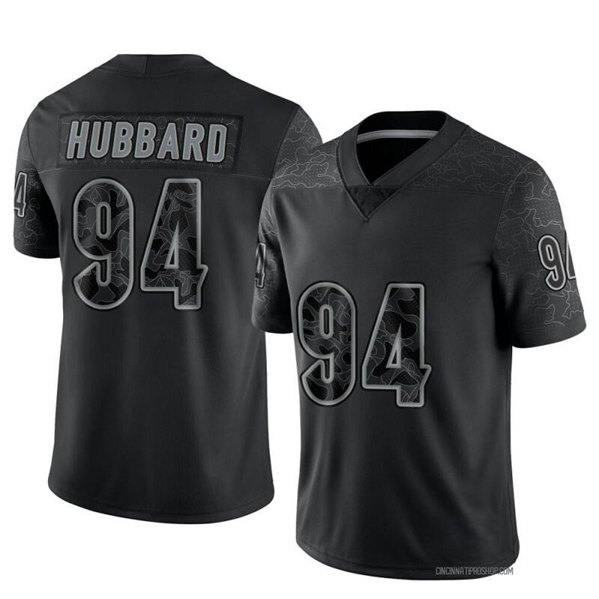 Men's Cincinnati Bengals #94 Sam Hubbard Reflective Limited Stitched Jersey